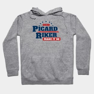 Picard 2020 Parody Campaign Sticker Hoodie